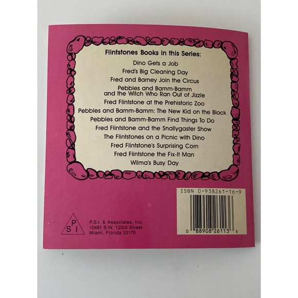 Flintstones Book Lot Hanna-Barbera paperback lot of 6 - Picture 15 of 16